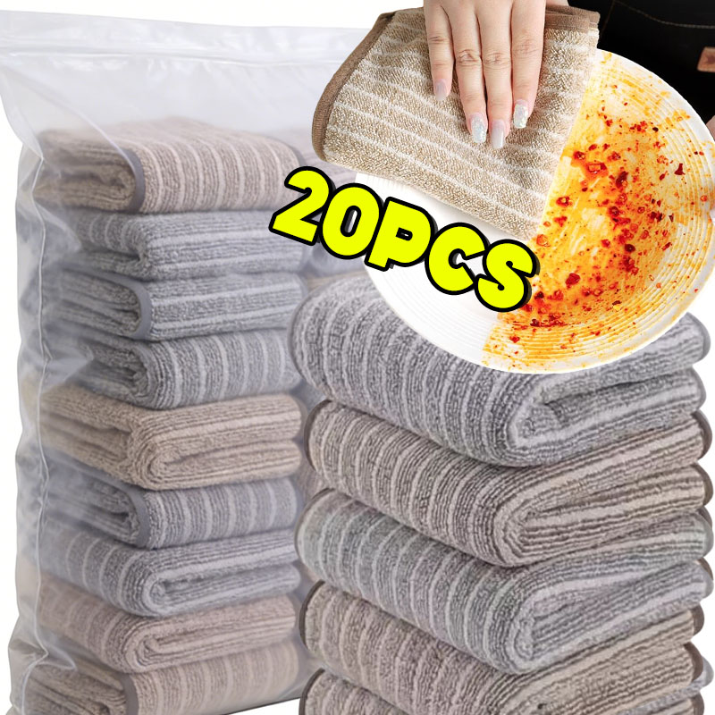 Bamboo Fiber Trunk - Chiffons de nettoyage absorbants en microfibre,
