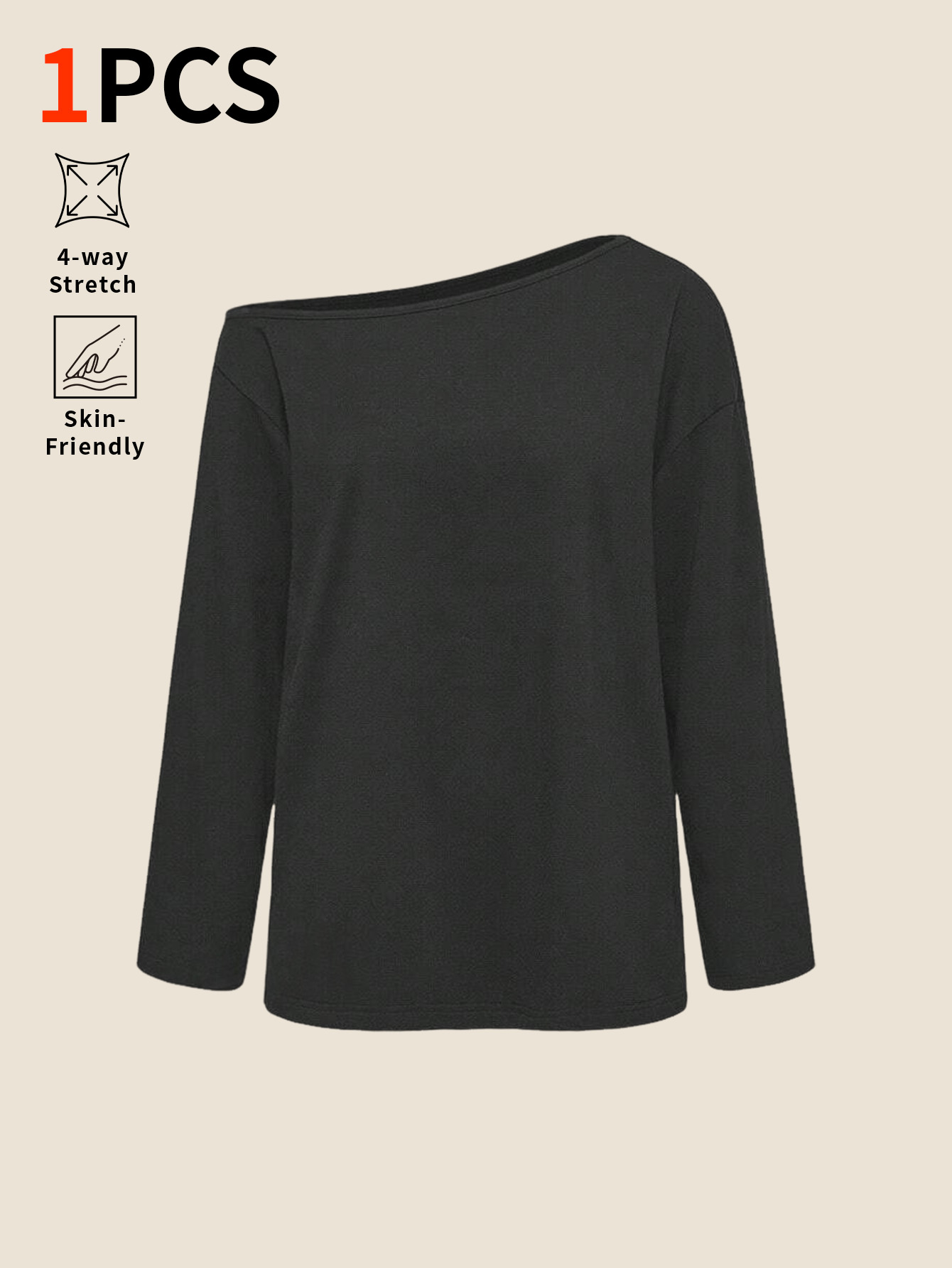 Base Layer Top - Haut à manches longues unicolore à