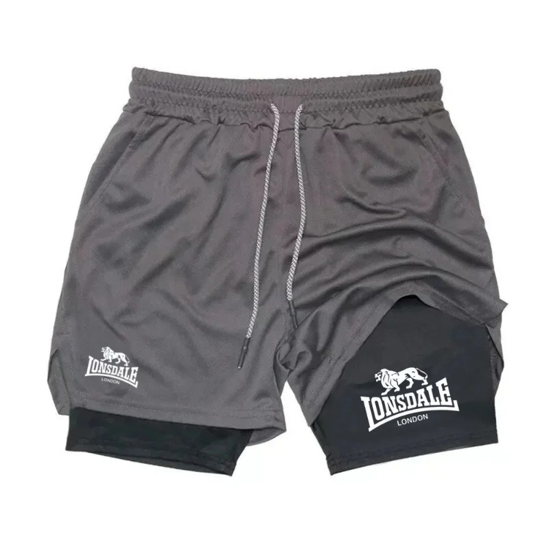 Compression Shorts Athletes - Shorts de course 2-en-1 pour hommes,