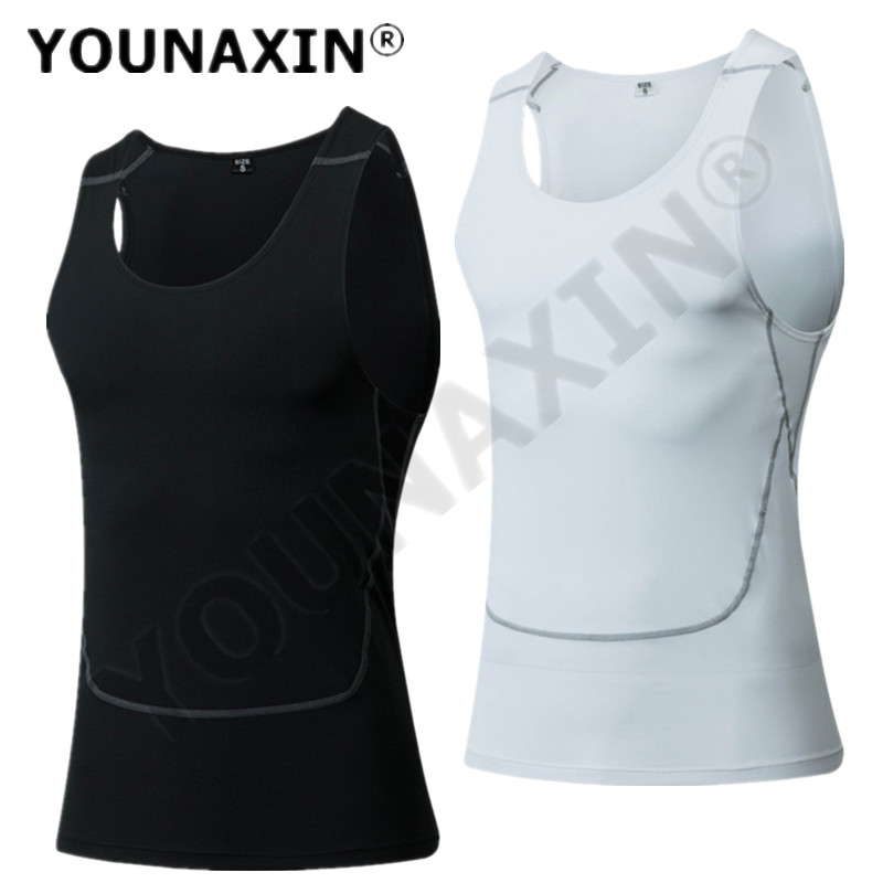 Base Layer Top - T-shirt de sport slim pour homme,