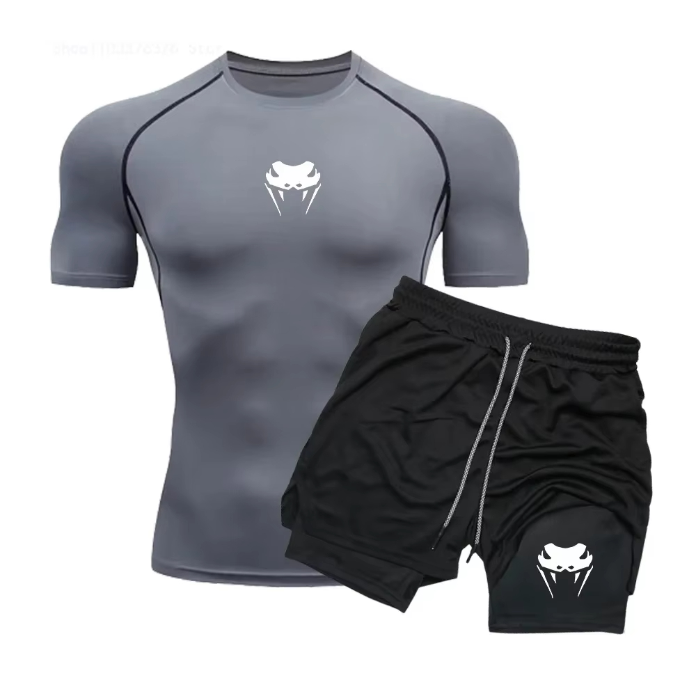 Compression Shorts Athletes - Ensemble de sport pour homme -