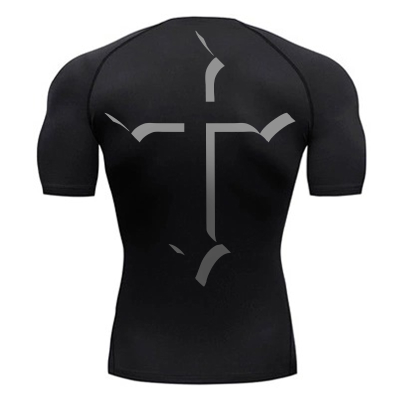 Base Layer Top - Chemise de Compression à imprimé croisé