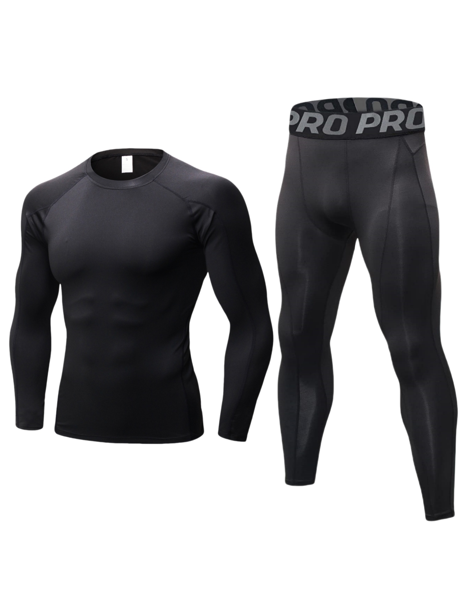 Compression Long Pant - Ensemble de compression thermique pour homme,