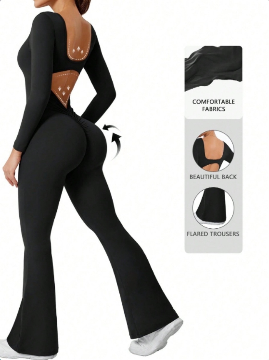 Compression Long Pant - Combinaison d'exercice de compression à manches