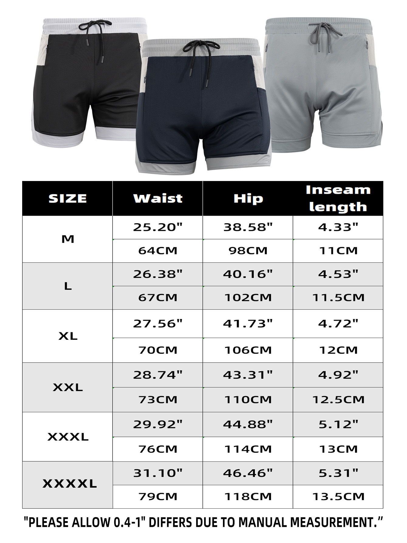 Shorts de sport pour hommes, s - Trunk Breathable Men avis et prix