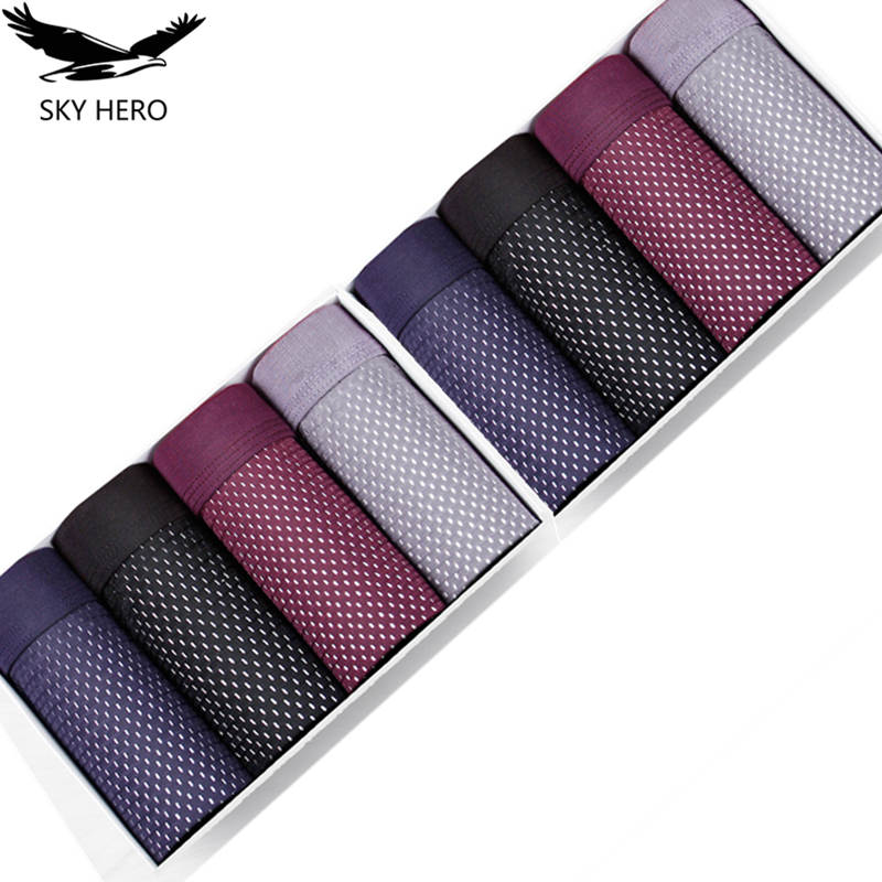 8 pièces/lot sous-vêtements Bo - Bamboo Fiber Trunk avis et prix