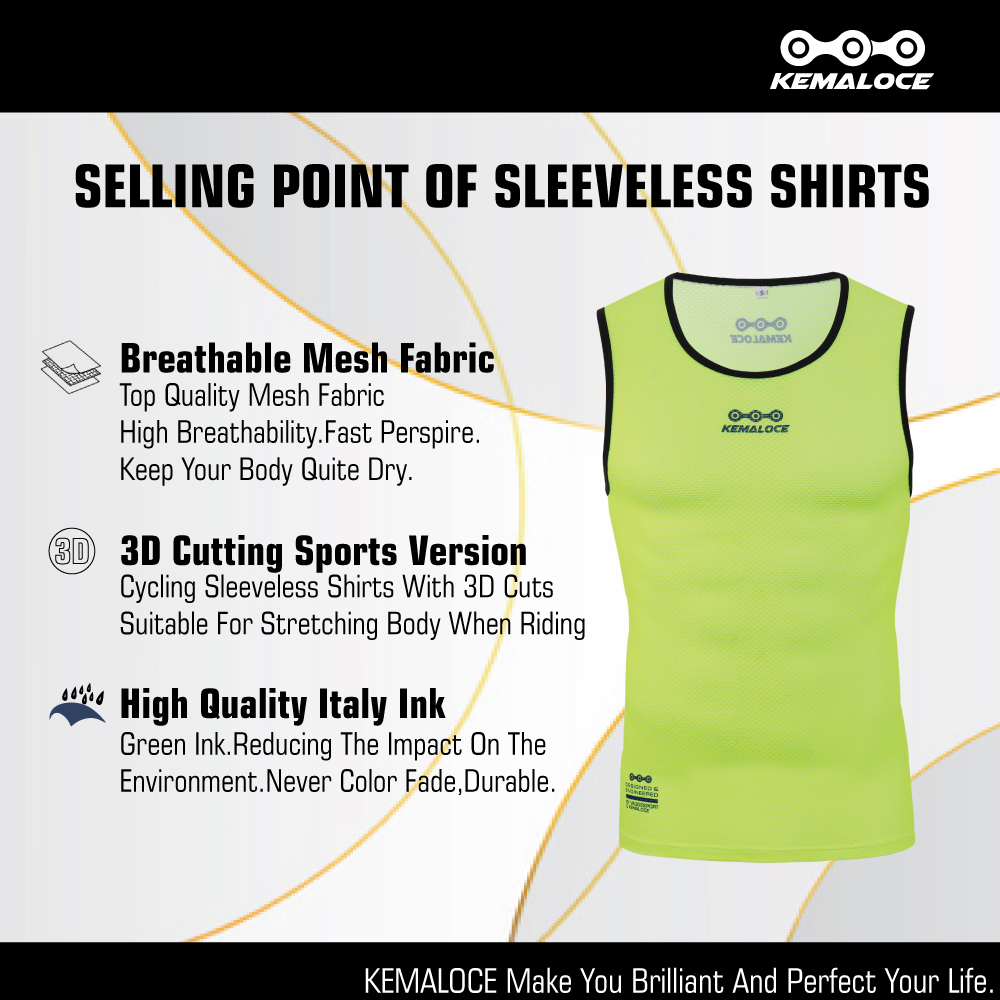 KEMALOCE-Sous-vêtements de cyc - Sleeveless Undershirt avis et prix