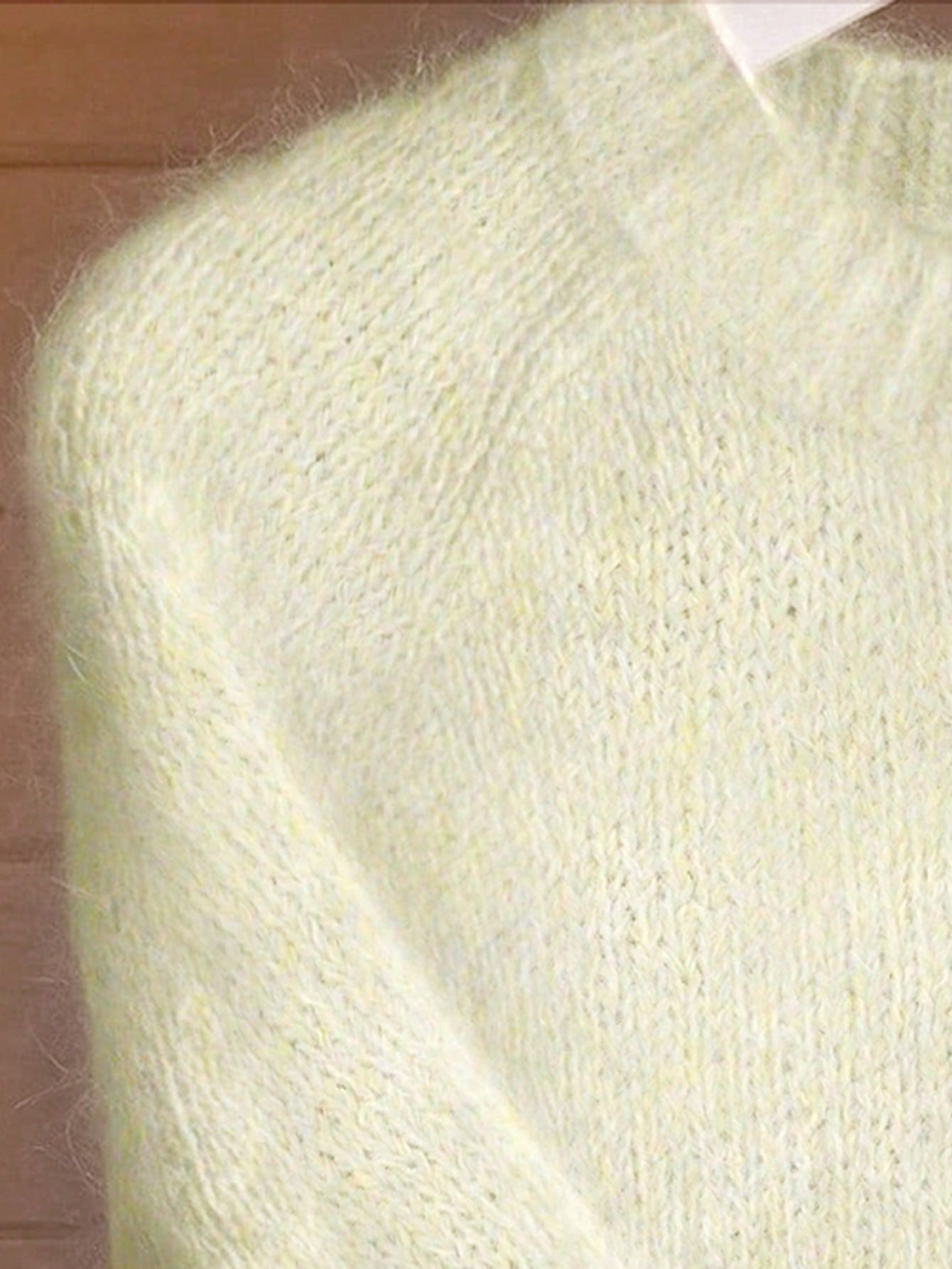 Pull en mélange de mohair jaun - Thermal Long John avis et prix