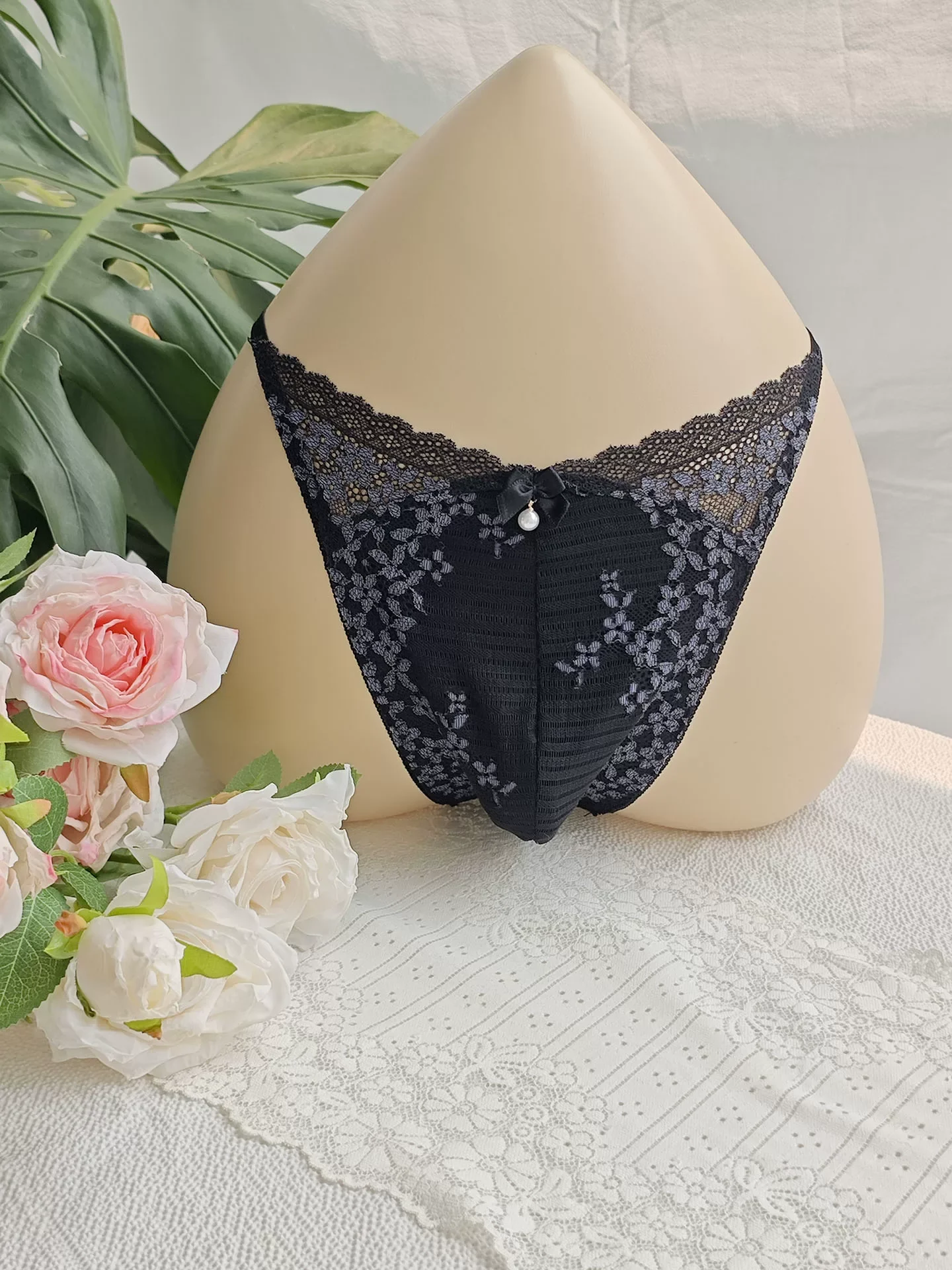 Slip homme en dentelle noire b - Boxer Brief Pack Cotton avis et prix