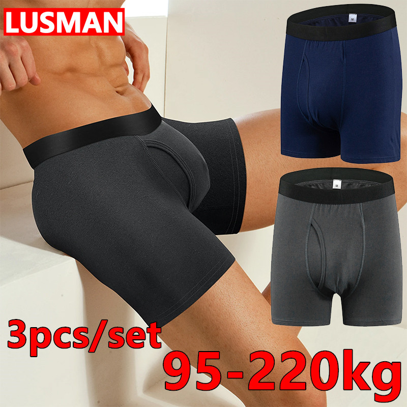 3 pièces hommes sous-vêtements - Boxer Brief Pack Cotton avis et prix