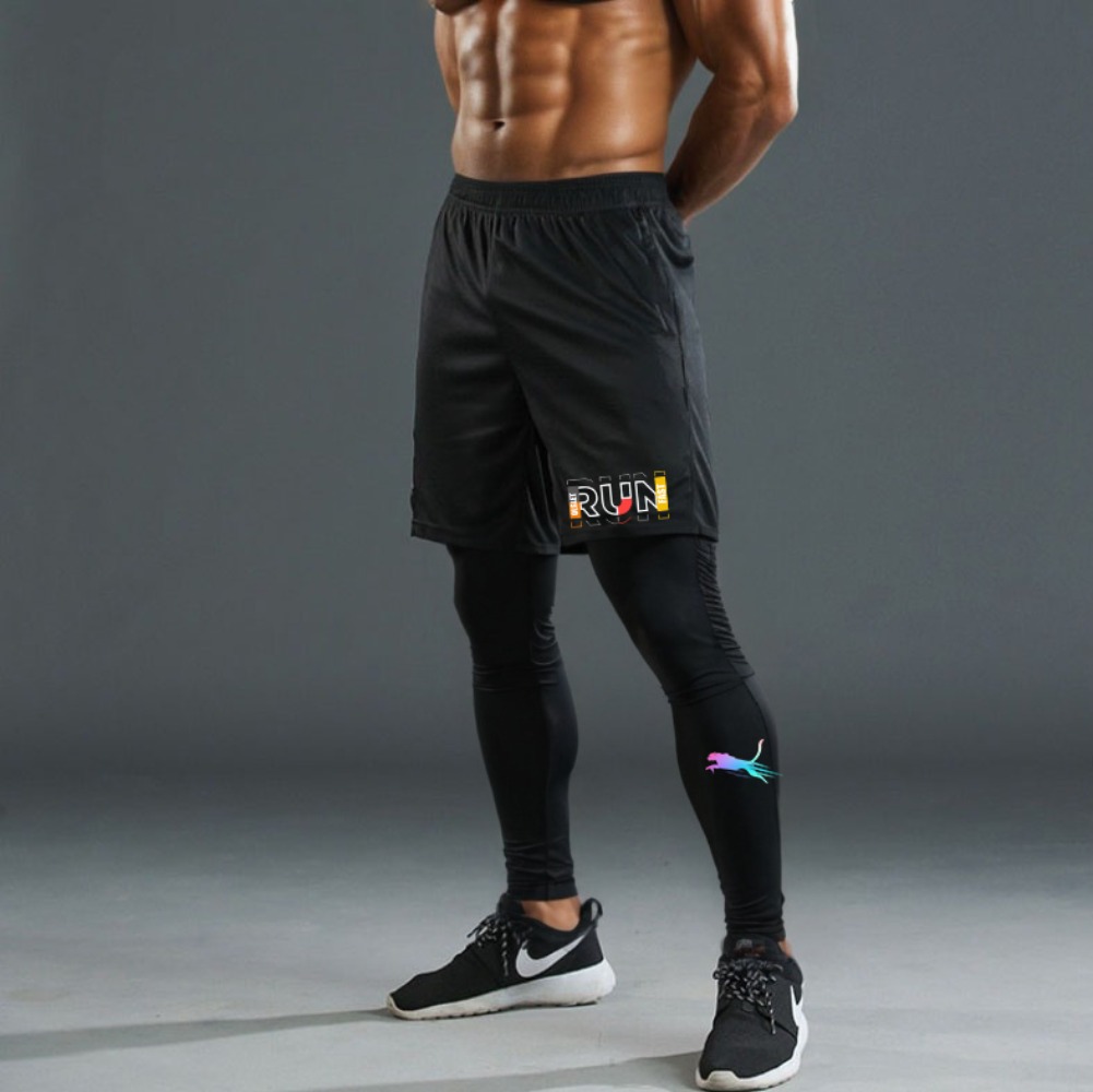 Ensemble de course à pied pour - Compression Shorts Athletes avis et prix