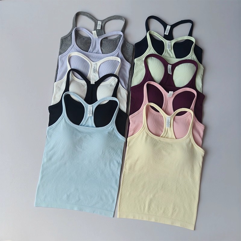 Camisole de Yoga d'été pour fe - Tank Top Ribbed avis et prix