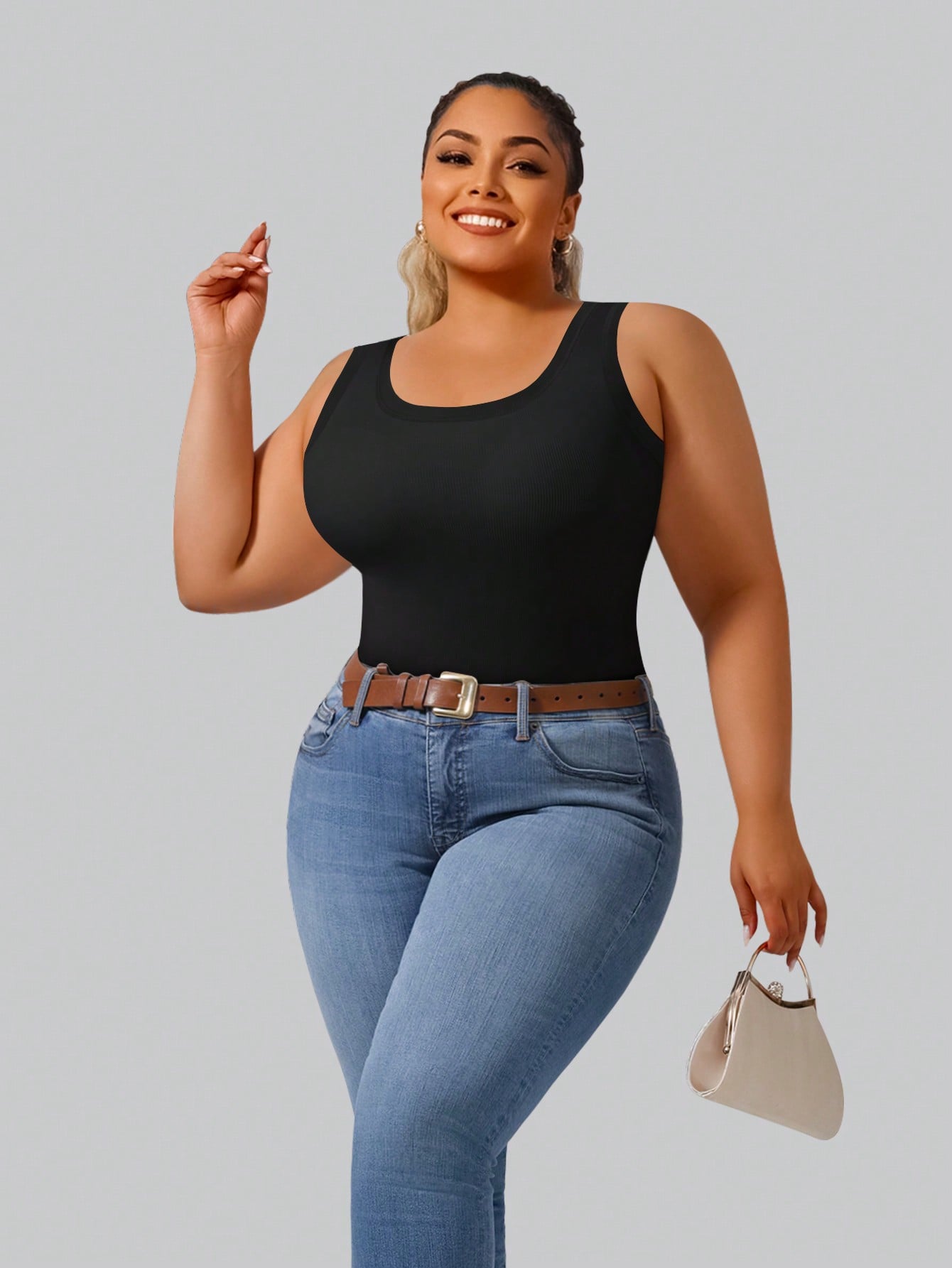 Débardeur court côtelé très ex - Tank Top Ribbed avis et prix